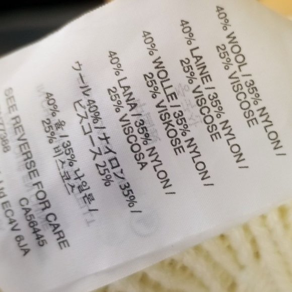 Cream J. Crew cable knit sweater size small - Picture 11 of 13